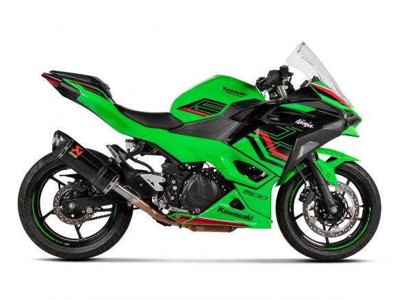 SILENCIEUX D'ECHAPPEMENT AKRAPOVIC CARBONE KAWASAKI NINJA 500 / Z 500 2024 
