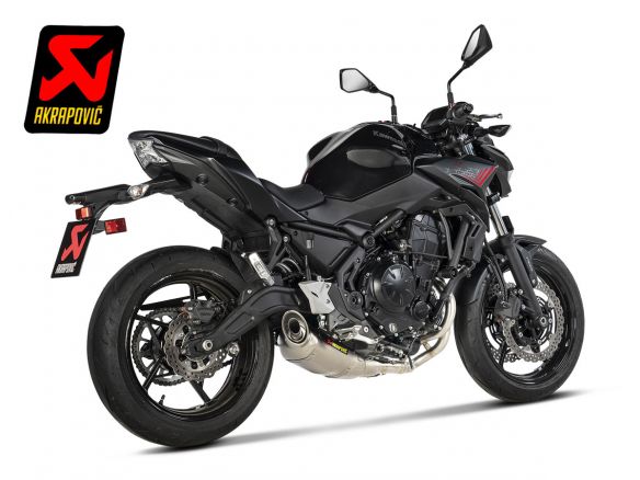 Pot d'échappement complet Akrapovic Titane Kawasaki Z 650 2017-2024 