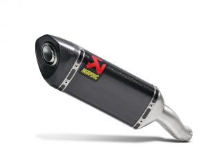 Silencieux d'échappement en carbone homologué AKRAPOVIC EURO 5 pour Yamaha MT-03 2022-2024 
