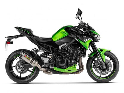 SILENCIEUX D'ÉCHAPPEMENT AKRAPOVIC TITANE KAWASAKI Z 900 2020-2024 HOMOLOGUÉ 