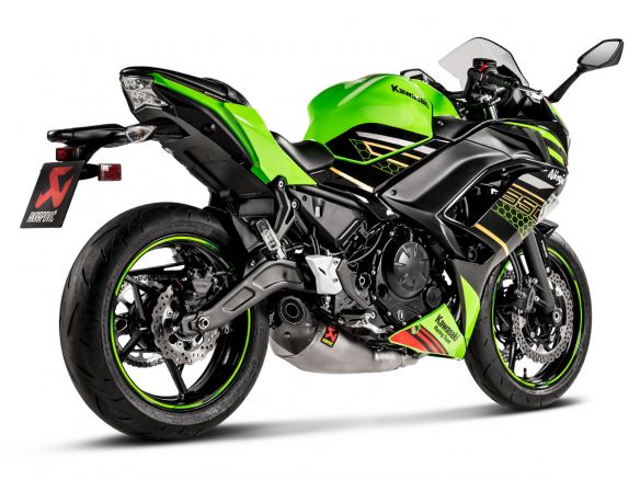 Pot d'échappement complet Akrapovic Racing Titane Kawasaki Z 650 2017-2020 