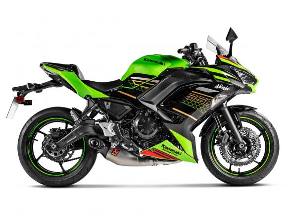 Pot d'échappement complet Akrapovic Racing Titane Kawasaki Z 650 2017-2020 