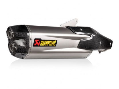 Silencieux d'échappement Akrapovic en titane homologué Kawasaki Ninja H2 SX 2021-2024 