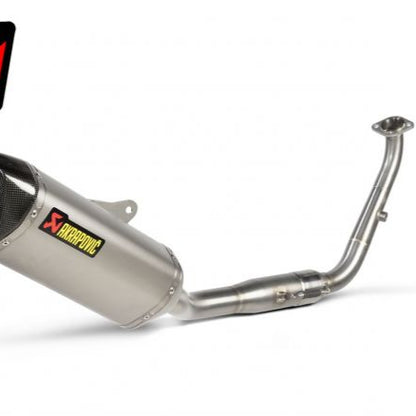 Ligne d'échappement complète Akrapovic Titane Carbone pour Yamaha MT-125 2021-2024 