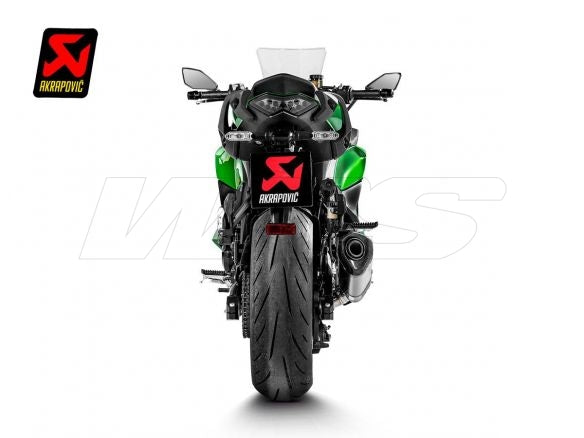 Silencieux d'échappement Akrapovic en titane pour Kawasaki Ninja 1000 SX 2020-2024 