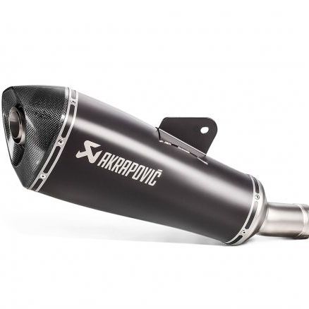 SILENCIEUX D'ÉCHAPPEMENT SLIP ON AKRAPOVIC TITANE NOIR BMW R 1200 RS 2017-2018 