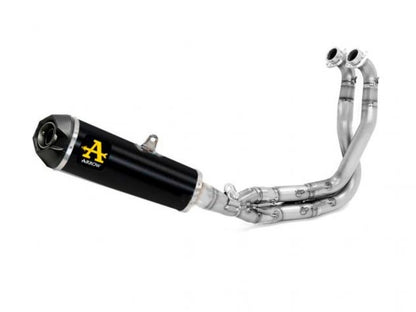 Ligne complète ARROW DARK ALUMINIUM INDY RACE pour Kawasaki Z 650 / Ninja 650 2021-2023 