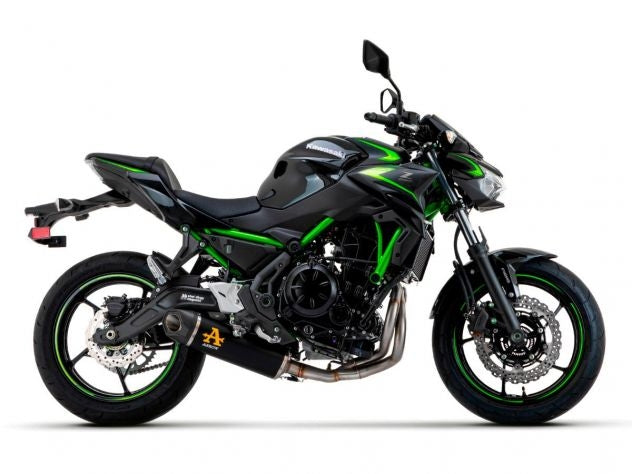 Ligne complète ARROW DARK ALUMINIUM INDY RACE pour Kawasaki Z 650 / Ninja 650 2021-2023 