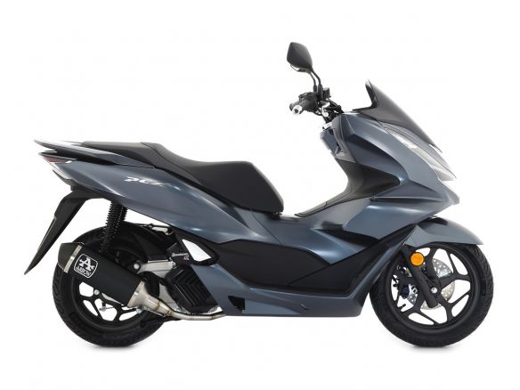 BORNE EN ALUMINIUM FONCÉ ARROW APPROUVÉ URBAIN HONDA PCX 125 2021-2024
