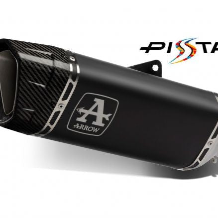Embout de fourche ARROW « PISTA » en titane foncé homologué Euro 5 pour BMW S 1000 R/RR 2019-2024 