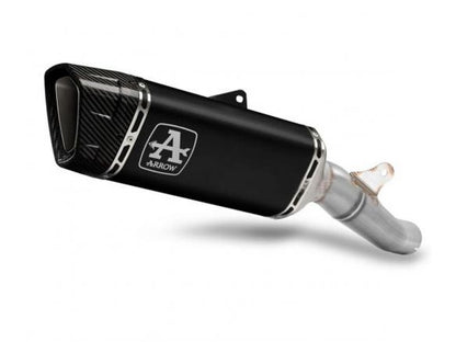 Embout de fourche ARROW « PISTA » en titane foncé homologué Euro 5 pour BMW S 1000 R/RR 2019-2024 