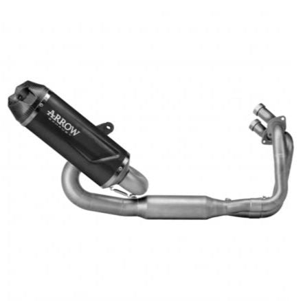 Ligne complète ARROW INDY RACE EVO en aluminium foncé pour Kawasaki Z 650 2024 