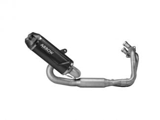Ligne complète ARROW DARK ALUMINIUM INDY RACE pour Kawasaki Z 650 / Ninja 650 2021-2023 