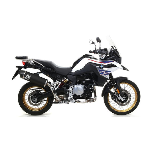 ARROW MAXI RACE-TECH SLIP-ON ALUMINIUM FONCÉ CARBONE BMW F 850 ​​GS 2018-2020