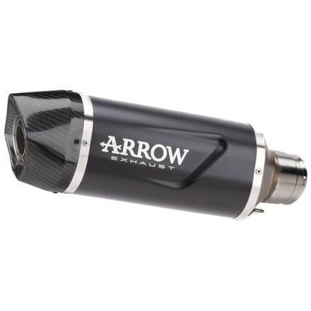 SILENCIEUX ARROW INDY RACE EVO DARK ALUMINIUM CARBONE KAWASAKI NINJA 500 2024 