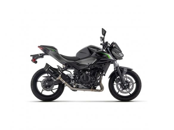 SILENCIEUX ARROW INDY RACE EVO DARK ALUMINIUM CARBONE KAWASAKI Z 500 2024 