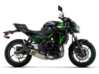 Ligne complète ARROW DARK ALUMINIUM INDY RACE pour Kawasaki Z 650 / Ninja 650 2021-2023 