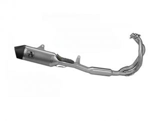 Ligne complète ARROW DARK ALUMINIUM INDY RACE pour Kawasaki Z 650 / Ninja 650 2021-2023 