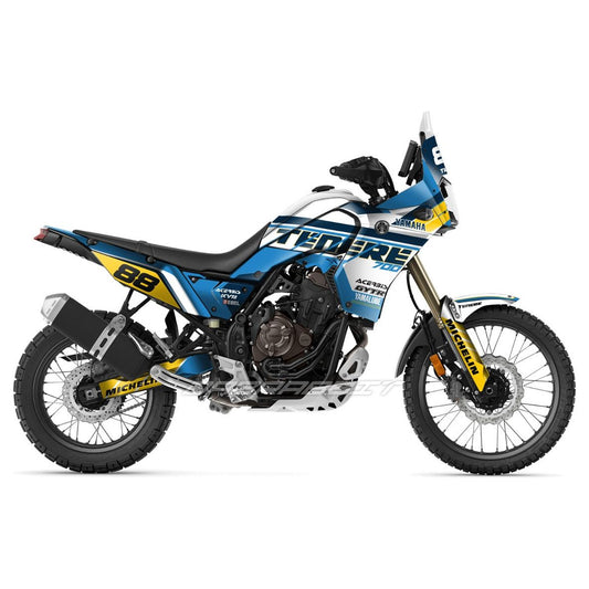Jeu d'autocollants YAMAHA TENERE 700 T7 (SD)