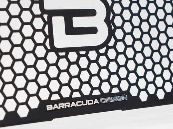COUVERCLE DE RADIATEUR BARRACUDA ALUMINIUM NOIR KAWASAKI Z 650 2017-2022 