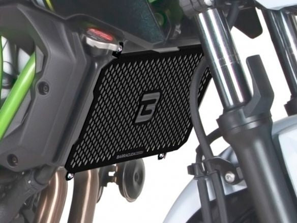 COUVERCLE DE RADIATEUR BARRACUDA ALUMINIUM NOIR KAWASAKI Z 650 2017-2022 