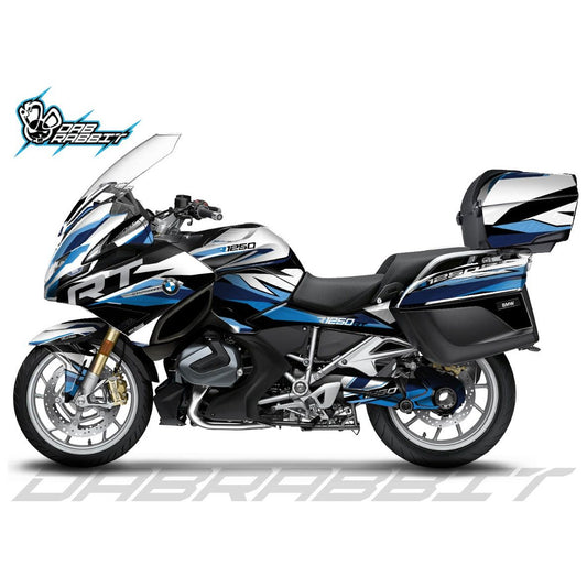 Jeu d'autocollants BMW R 1200/1250 RT bleu pack W