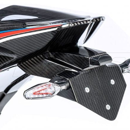 SUPPORT DE PLAQUE D'IMMATRICULATION CARBONE ILMBERGER BMW S 1000 RR 2019-2024 