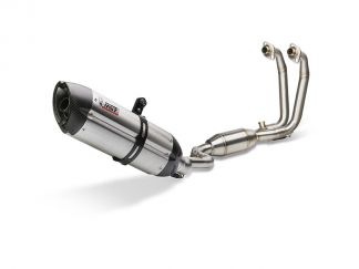Ligne d'échappement complète Akrapovic Titane Carbone pour Yamaha MT-125 2021-2024 