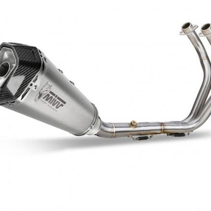 ECHAPPEMENT COMPLET 2x1 MIVV DELTA RACE ACIER CARBONE YAMAHA MT-07 / FZ-07 2021-2024 