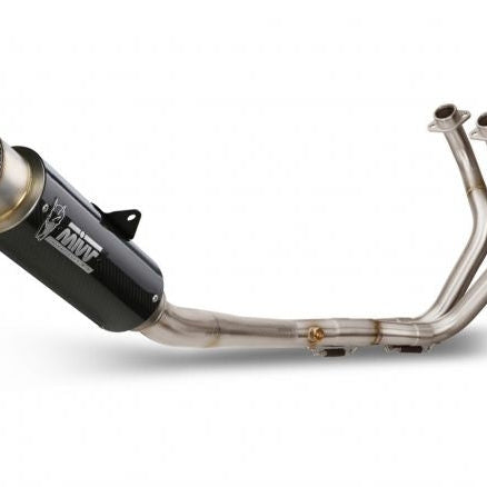 ECHAPPEMENT COMPLET 2x1 MIVV GP PRO CARBONE KAWASAKI Z650 2017-2023 