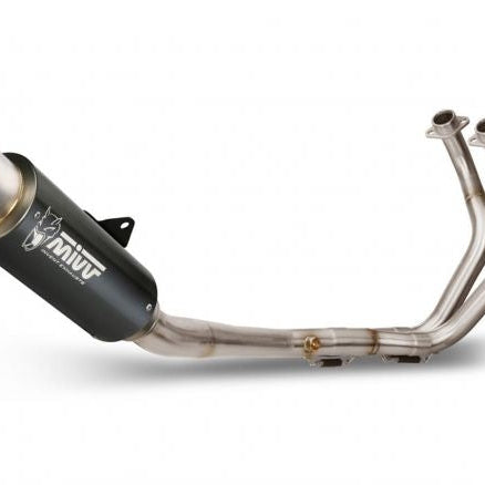 ECHAPPEMENT COMPLET 2x1 MIVV GP PRO INOX NOIR YAMAHA MT-07 2014-2020 