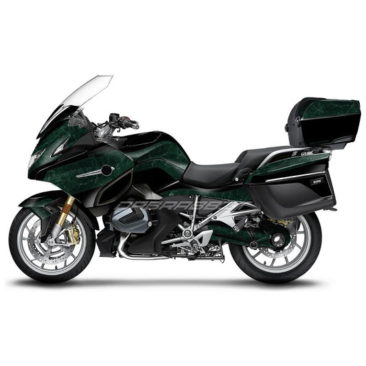 Jeu d'autocollants BMW R 1200/1250 RT vert camouflage