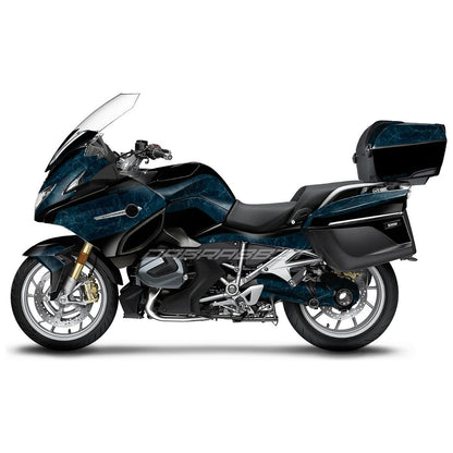 Jeu d'autocollants BMW R 1200/1250 RT bleu camouflage