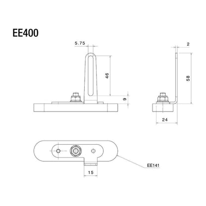 KIT DE RÉFLECTEURS LATÉRAUX UNIVERSELS EE400 (EURO4) RIZOMA 