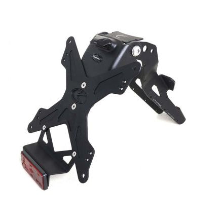 Support de plaque d'immatriculation réglable en aluminium EVOTECH pour Triumph Speed ​​Triple 1200 RR 2022-2024