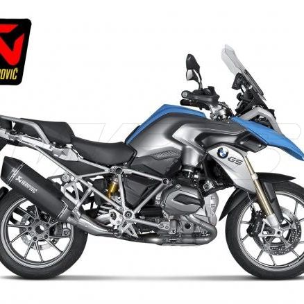 SILENCIEUX D'ÉCHAPPEMENT AKRAPOVIC TITANE NOIR BMW R 1200 GS 2013-16 / ADV 2014-16 