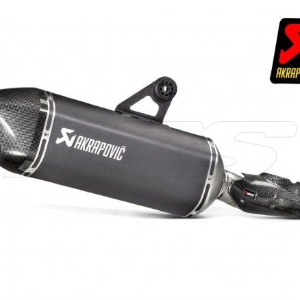 SILENCIEUX D'ÉCHAPPEMENT AKRAPOVIC TITANE NOIR BMW R 1200 GS / ADV 2017-2018 