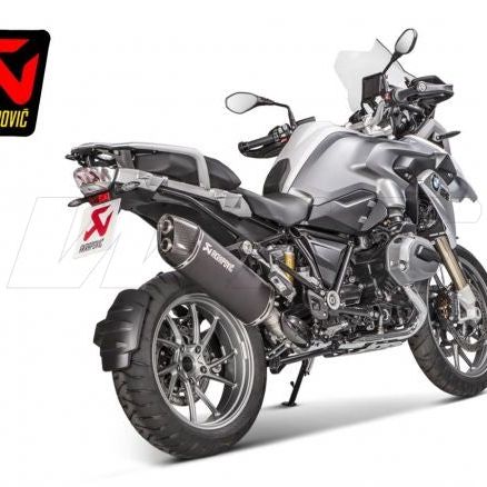 SILENCIEUX D'ÉCHAPPEMENT AKRAPOVIC TITANE NOIR BMW R 1200 GS / ADV 2017-2018 