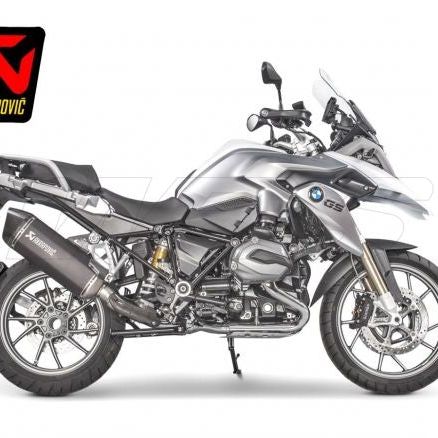 SILENCIEUX D'ÉCHAPPEMENT AKRAPOVIC TITANE NOIR BMW R 1200 GS / ADV 2017-2018 
