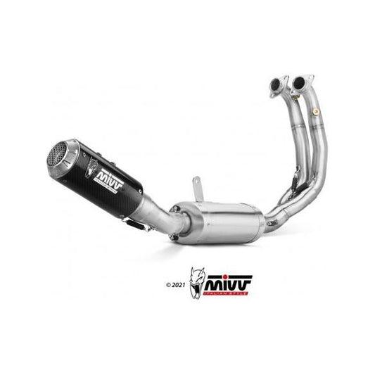 Système Complet MIVV MK3 Carbone 2x1 pour Aprilia RS 660 (2020-2024)