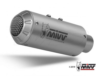 Ligne complète 2x1 MIVV MK3 en acier inoxydable pour Kawasaki Z 650 2017-2023 