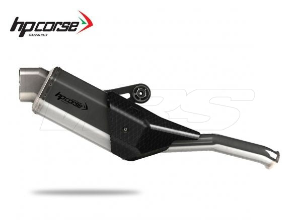 SILENCIEUX HP CORSE 4-TRACK R COURT ACIER GIVRÉ KTM ADVENTURE 790 R RALLY 2019-2024 