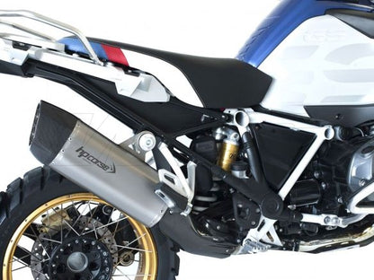 SILENCIEUX HP CORSE SP-3 CARBONE COURT ACIER GIVRÉ BMW R 1250 GS 2018-2023 