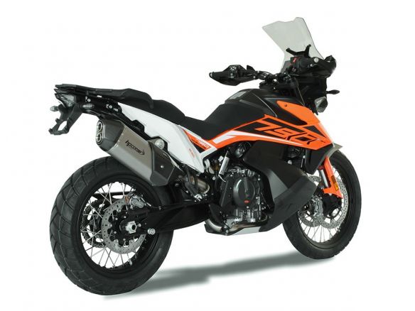 SILENCIEUX HP CORSE SPS CARBONE COURT ACIER GIVRÉ KTM ADVENTURE 790 R RALLY 2019-2024 