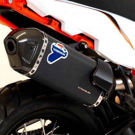SILENCIEUX EN TITANE NOIR HOMOLOGUÉ KT3208040INC TERMIGNONI KTM 790 ADVENTURE 2023-2024 