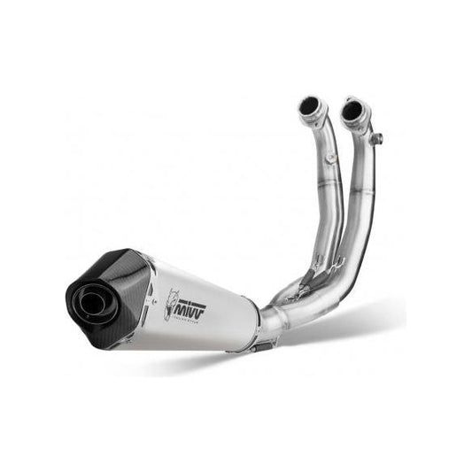 Système d'échappement complet MIVV 1x1 Delta Race en acier inoxydable pour Aprilia RS 660 (2020-2024)