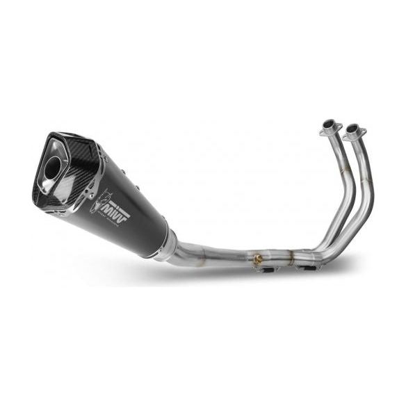 Pot d'échappement complet MIVV Delta Race noir acier inoxydable Aprilia RS 660 (2020-2024)