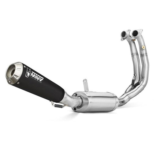 SILENCIEUX D'ÉCHAPPEMENT COMPLET MIVV X-M1 ACIER NOIR YAMAHA MT-09 / FZ-09 2013-2020