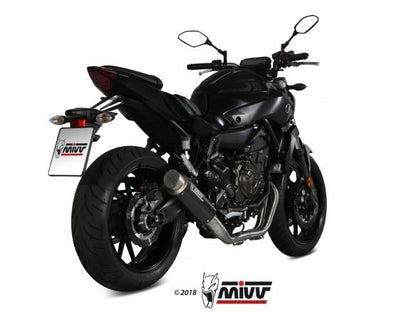 Ligne d'échappement complète MIVV 2x1 Carbone GP Pro pour Yamaha MT-07 / FZ-07 2021-2024 