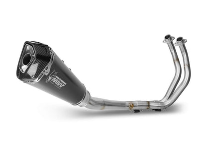 Silencieux d'échappement complet MIVV DELTA RACE en acier noir pour Yamaha Tracer 9 / GT 2021-2023